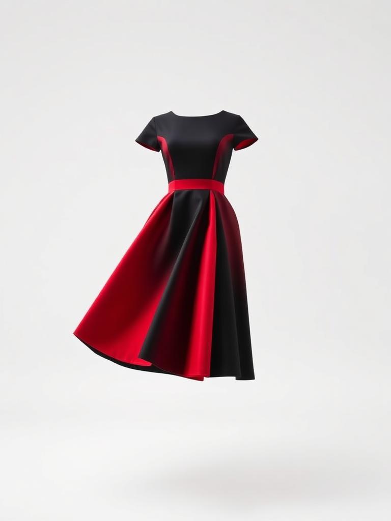 Black & Red Party Dress
