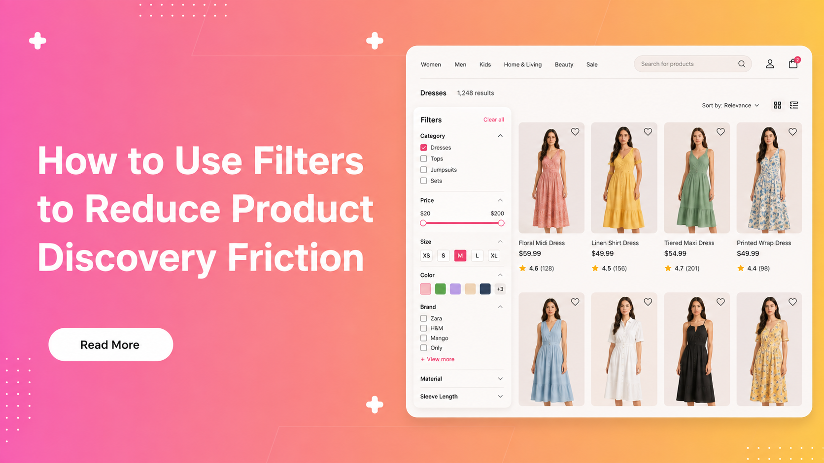 How to Use Filters to Reduce Product Discovery Friction