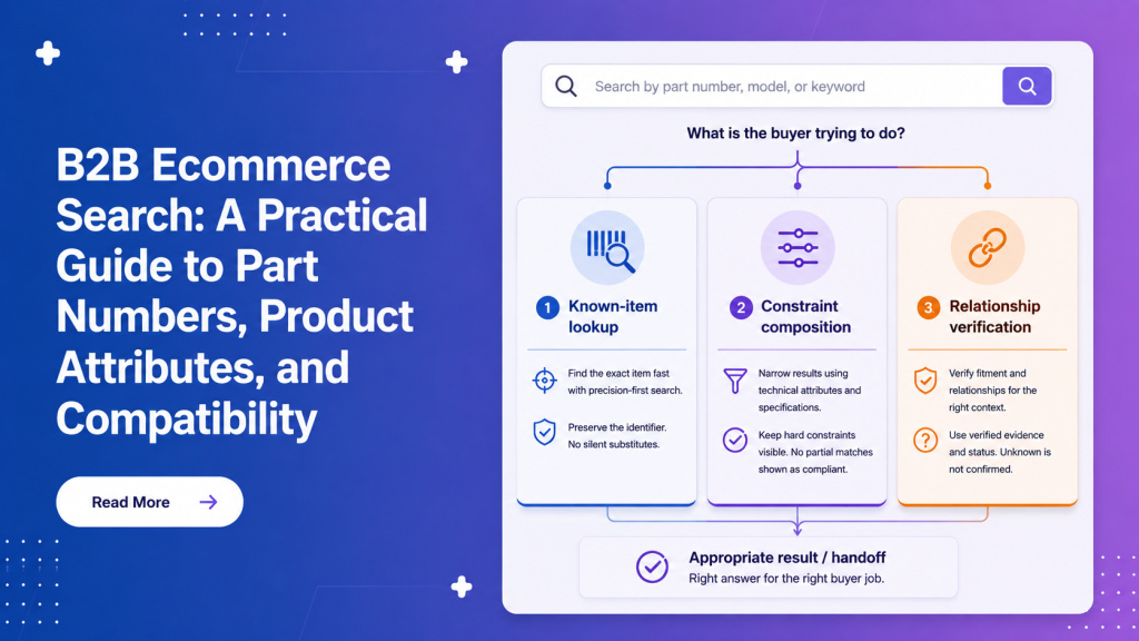 B2B Ecommerce Search: A Practical Guide to Part Numbers, Product Attributes, and Compatibility