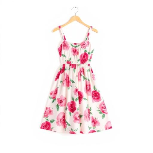 Floral dress tagged in a shoppable reel